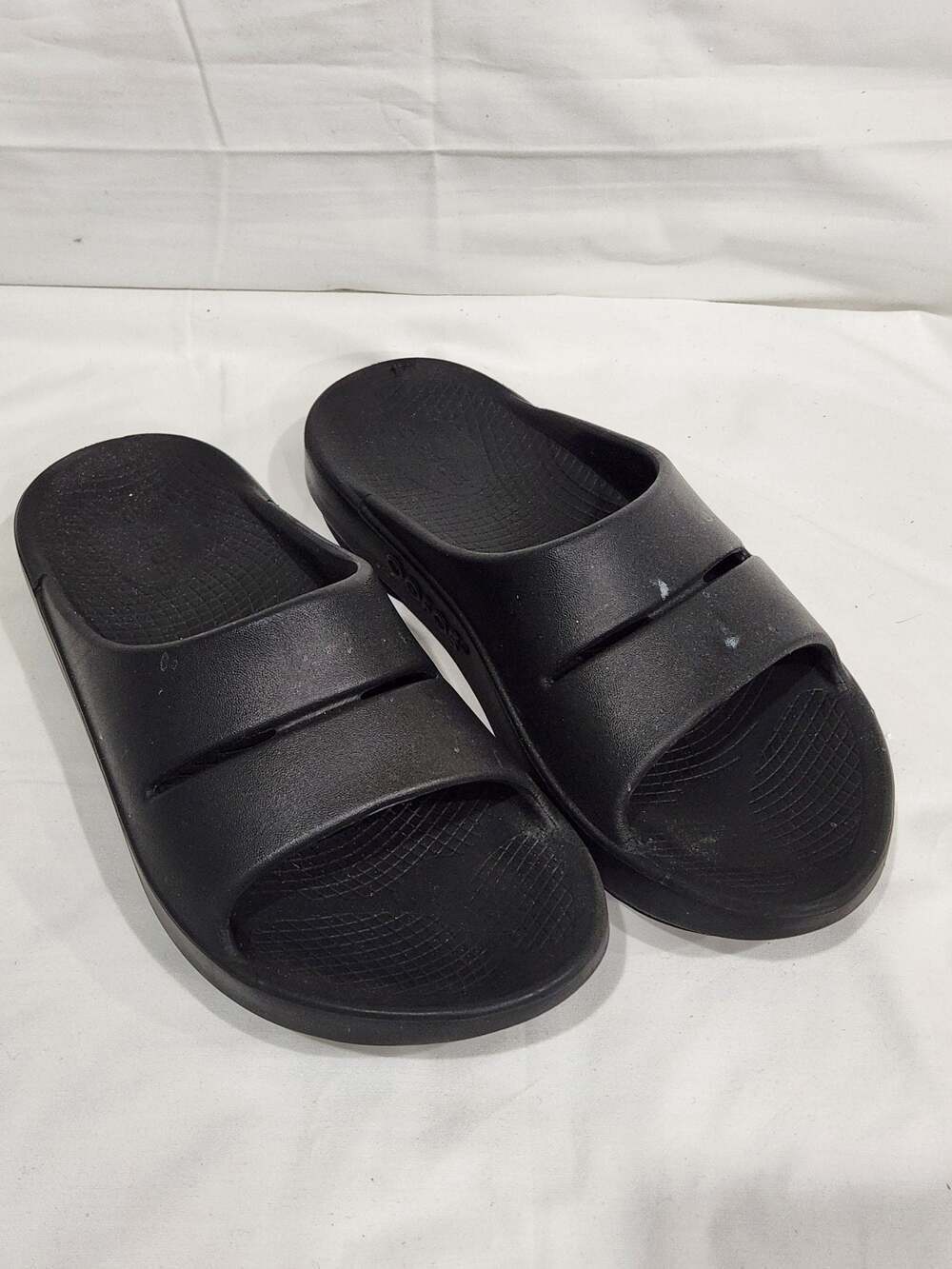 Oofos OOahh Recovery Slide Sandals, Black
